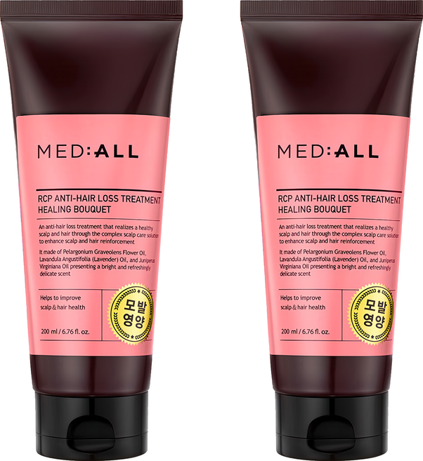 MED ALL RCP Anti Hair Loss 植萃精油護髮素 受損髮, 200ml, 2瓶
