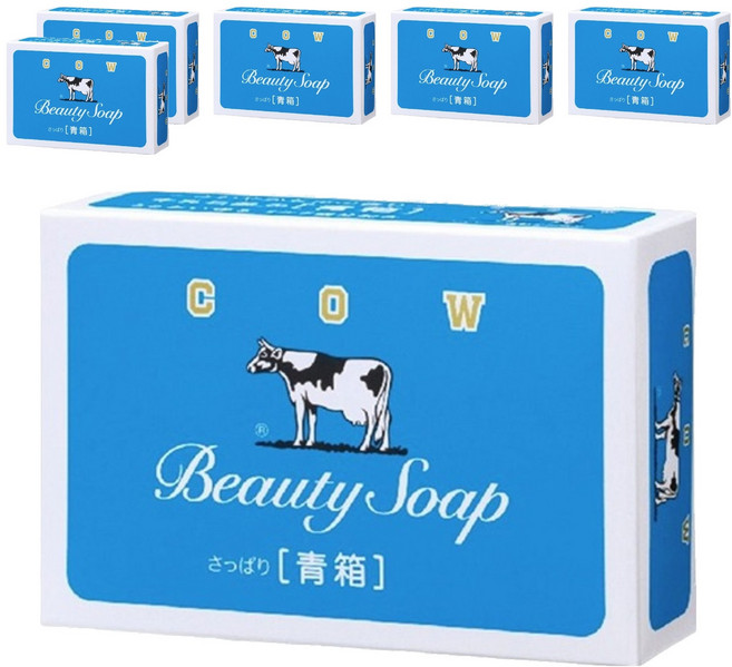 COW STYLE 牛乳石鹼 滋潤香皂 茉莉清爽, 85g, 6個