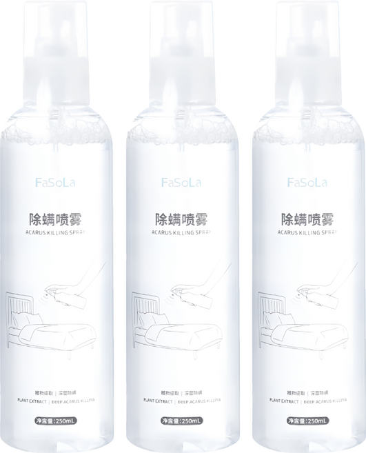 FaSoLa 天然植物除蟎噴霧 250ml, 3瓶