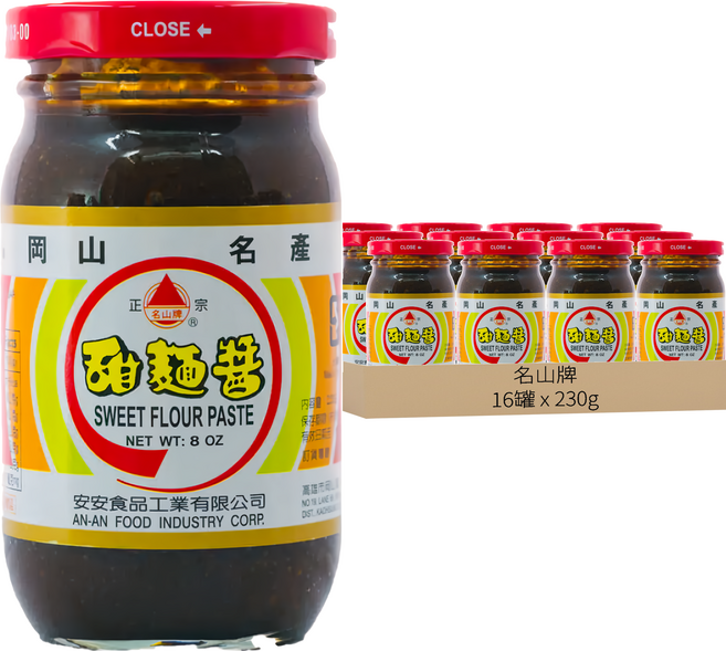 名山牌 甜麵醬, 230g, 16罐