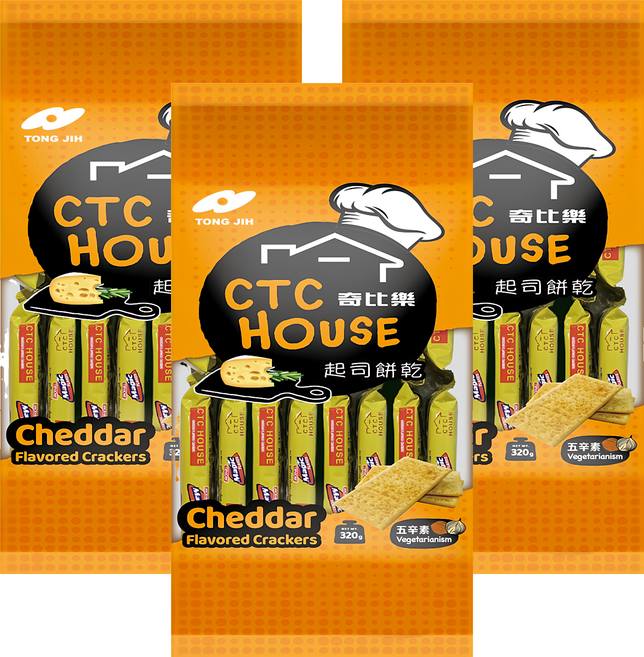 CTC HOUSE 奇比樂 起士餅, 320g, 3袋