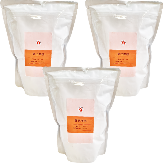 樂活E棧 清香醇果曼巴咖啡粉 半磅, 227g, 3包