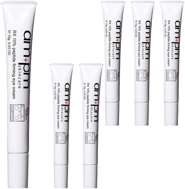 NARUKO 牛爾 am pm 台灣公司貨 skincare 10倍胜肽抗皺眼霜, 15g, 6條
