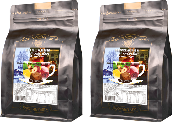 FANGS 方氏 黑糖養生茶綜合包, 17g, 15顆, 2袋