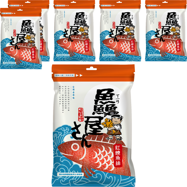 鱻屋 紅燒魚排, 100g, 6包
