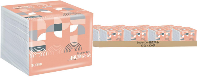 Super Do 極度朵朵 單抽式柔拭紙巾, 1入, 30包