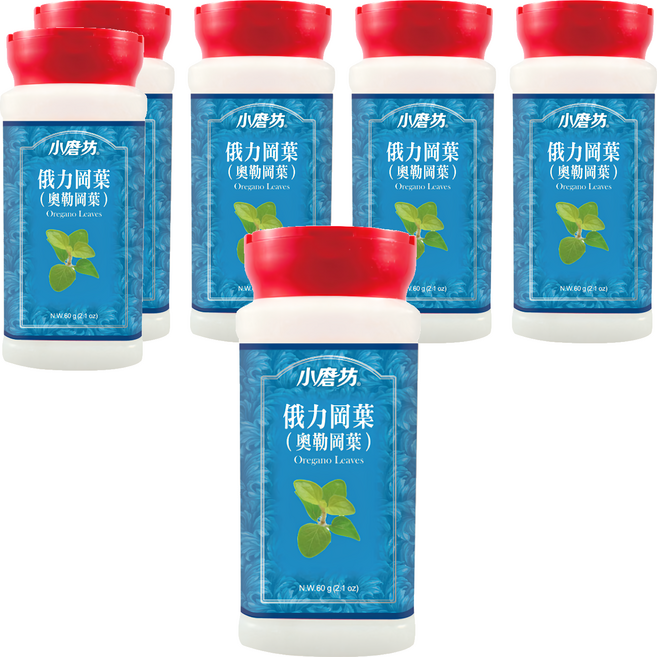 小磨坊 俄力岡葉 奧勒岡葉, 60g, 6瓶