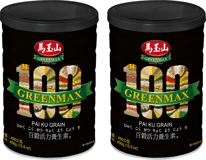 馬玉山 百穀活力養生素, 450g, 2罐