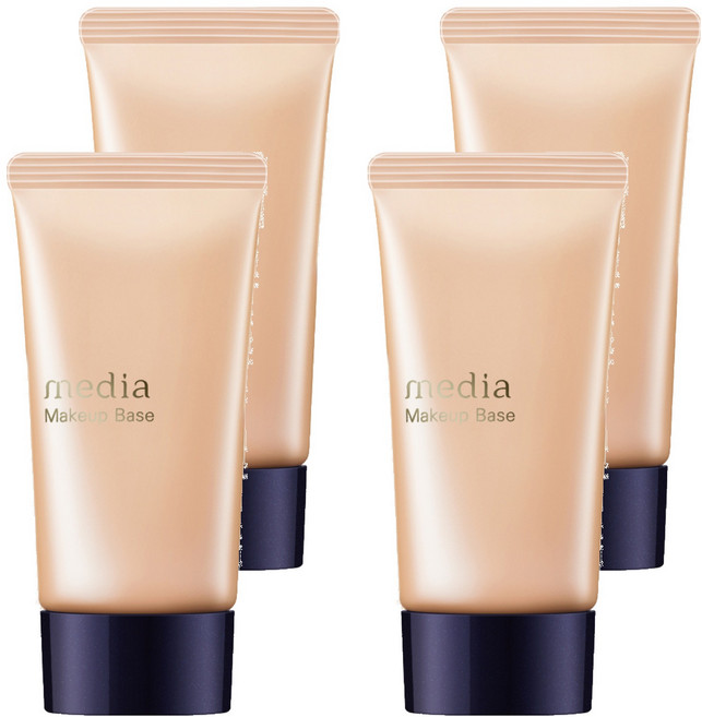 media 媚點 台灣公司貨 美肌修色粧前乳 30g, 橘色, 4件