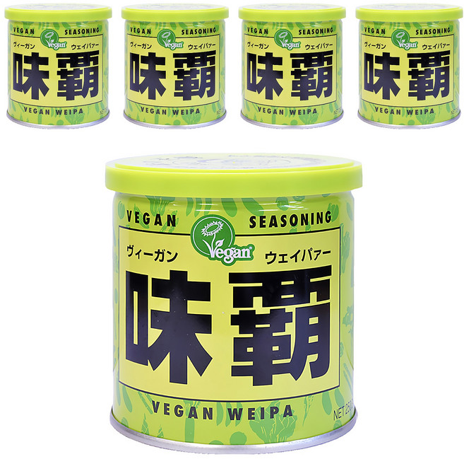 廣記商行 味霸 蔬菜味調味料 植物五辛素, 250g, 5罐
