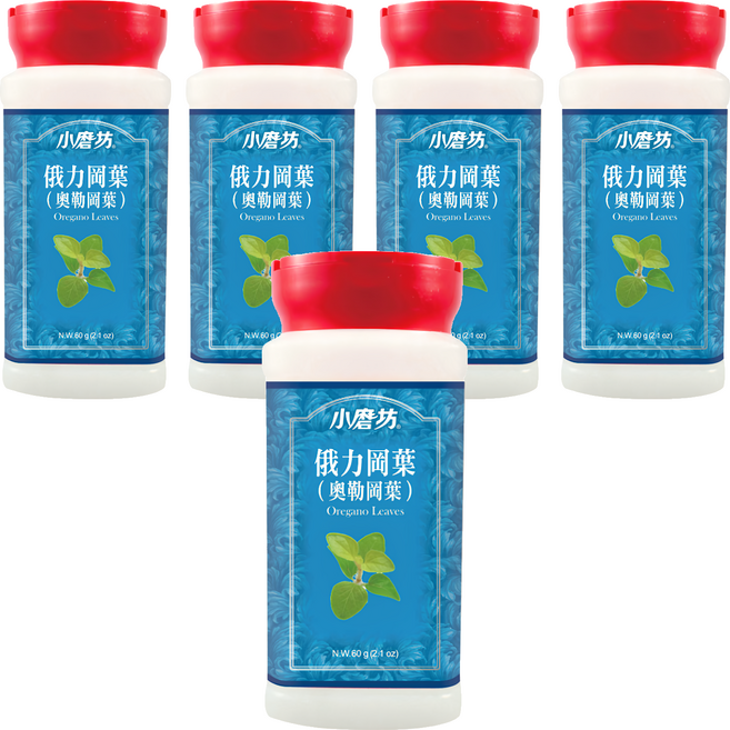 小磨坊 俄力岡葉 奧勒岡葉, 60g, 5瓶