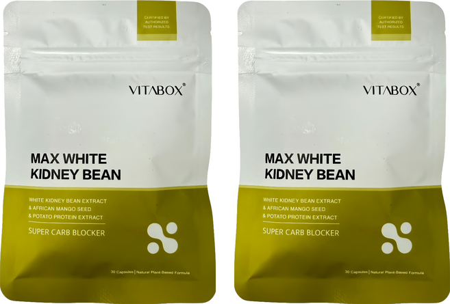 VITABOX 維他盒子 享受專科 美國高效白腎豆 + 非洲芒果籽 + 馬鈴薯萃取物, 2包, 30顆