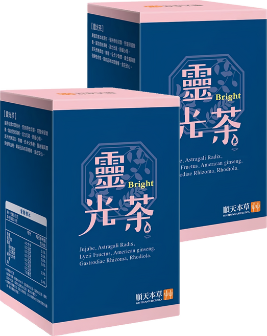 順天本草 靈光茶, 5g, 10包, 2盒