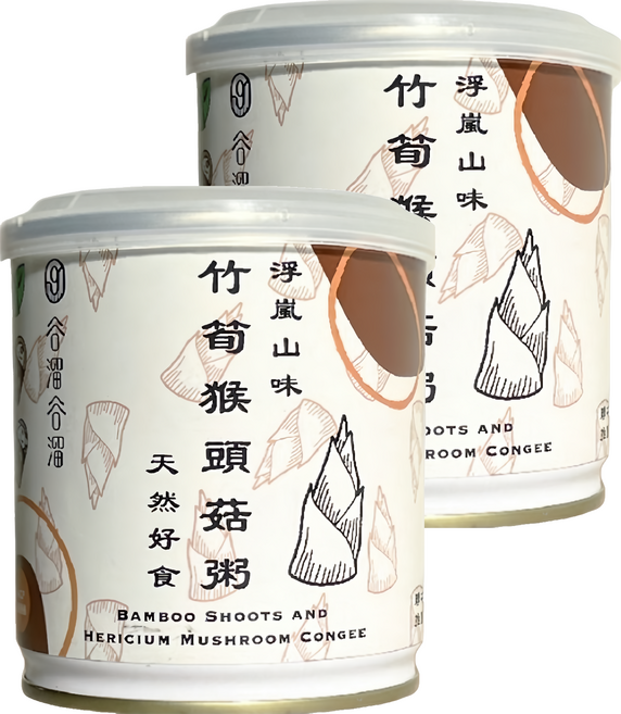 GULIUGULIU 谷溜谷溜 竹筍猴頭菇粥, 2罐, 300ml