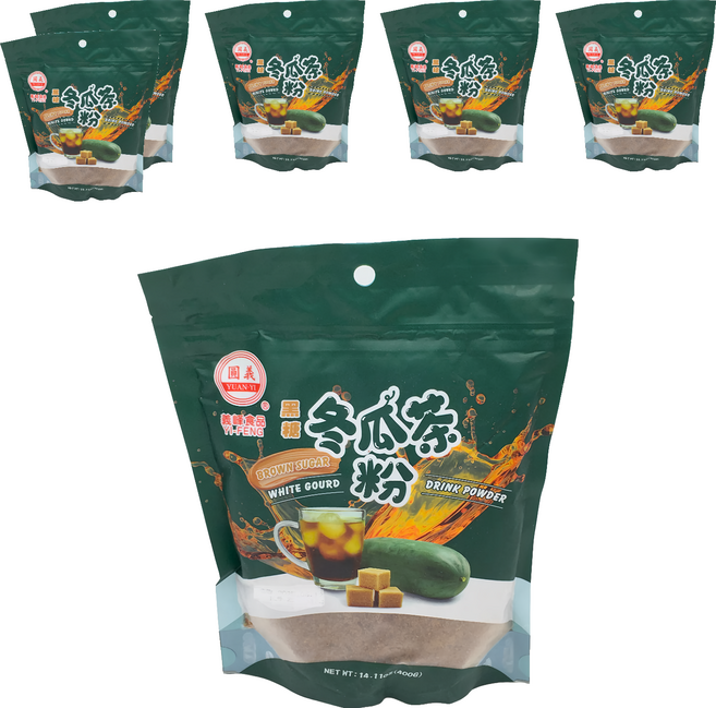 義峰食品 黑糖冬瓜茶粉, 400g, 1入, 6包