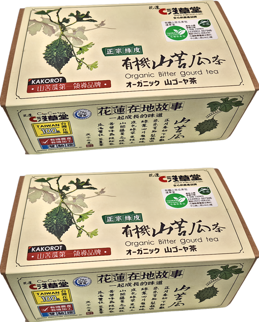 KAKOROT 淺草堂 有機山苦瓜茶, 3g, 12包, 2盒