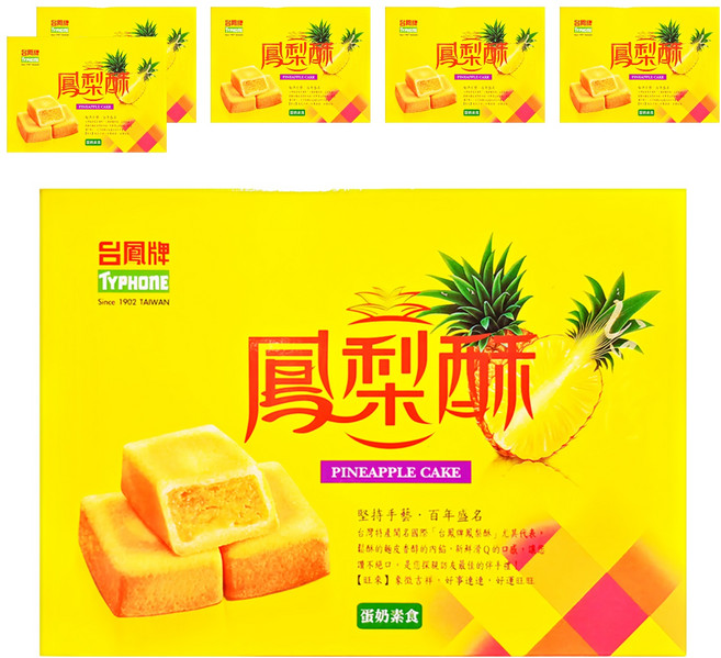 台鳳 鳳梨酥, 162g, 6盒
