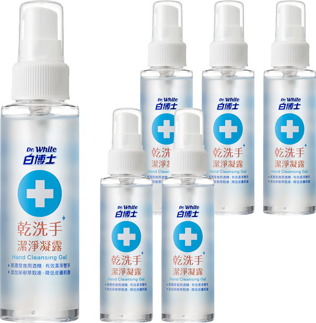 Dr.White 白博士 潔淨凝露, 90ml, 6瓶