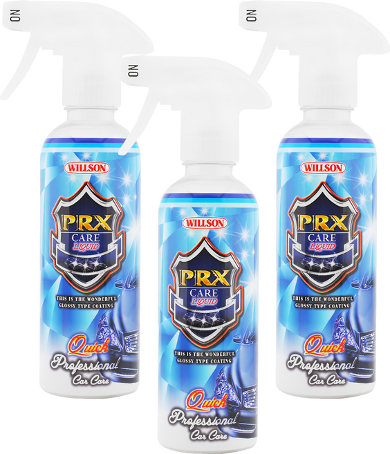 WILLSON PRX 光澤液態護膜蠟 01280, 300ml, 3瓶