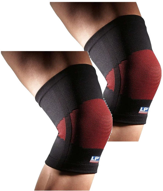 LP 高伸縮型膝部護套 641-BK, 2個