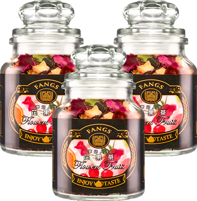 FANGS 方氏 夢幻人生花果茶, 70g, 1瓶, 3瓶