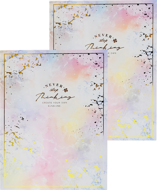 SEASON Paper&Gift 四季紙品禮品 A4精裝資料簿30入, 粉紋, 2本