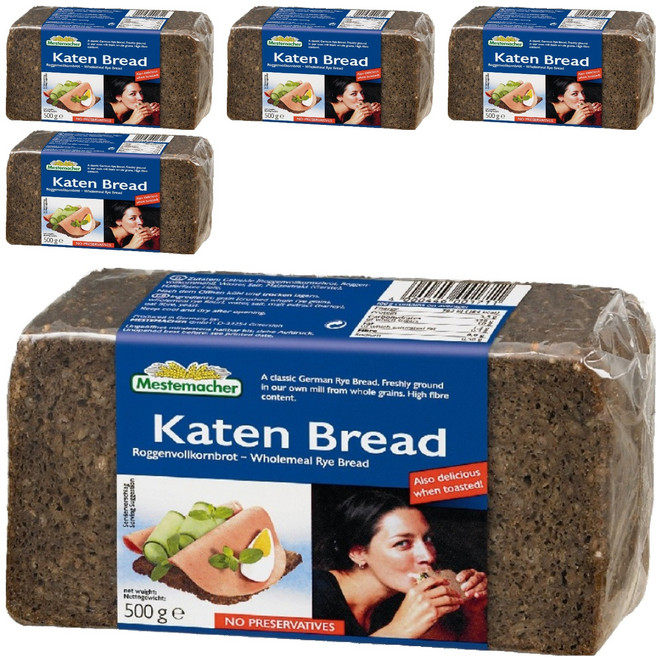 Mestemacher 麥大師 德國鄉村麵包, 5個, 500g
