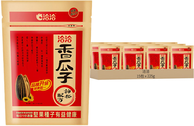 ChaCha 洽洽 香瓜子, 225g, 15包