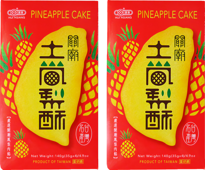 惠香 臺灣造型關廟土鳳梨酥, 140g, 2盒