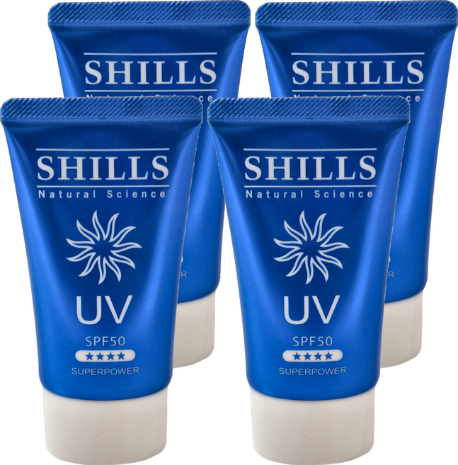 SHILLS 舒兒絲 Superpower SPF50 防曬凝乳 40ml, 4件