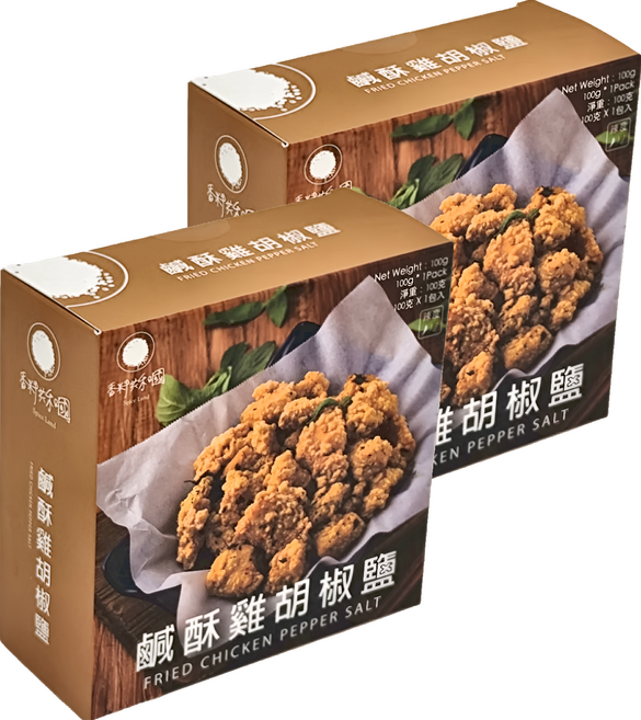 香料共和國 鹹酥雞胡椒鹽, 100g, 2盒