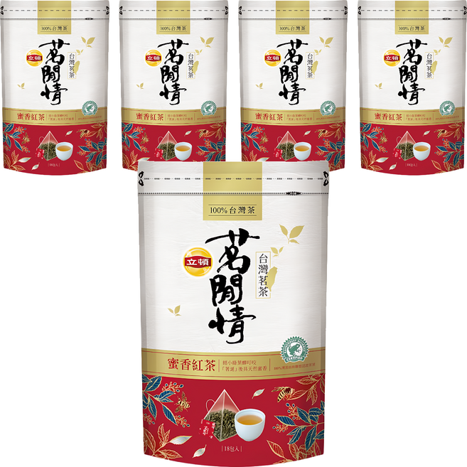 Lipton 立頓 茗閒情 蜜香紅茶, 2.8g, 18包, 5袋