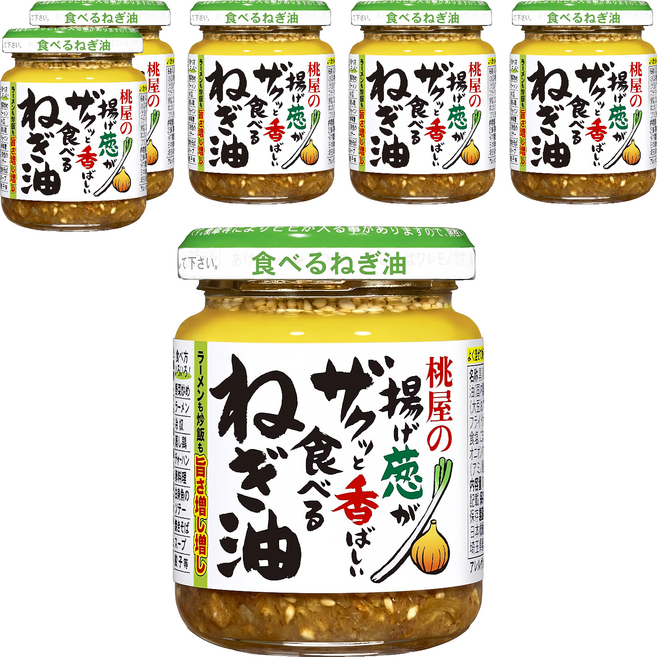 桃屋 蔥油醬, 6罐, 100g