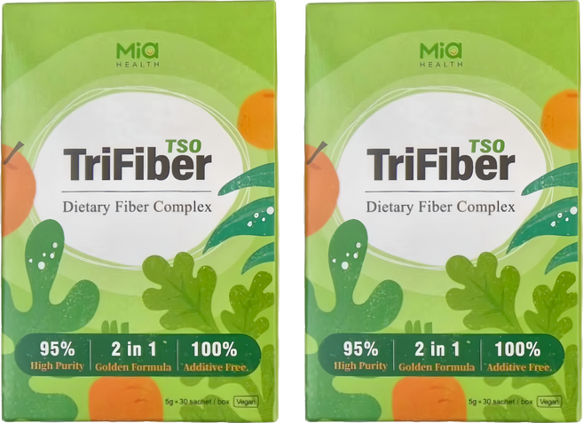 Mia 米雅 三纖多 TSO 綜合膳食纖維粉 隨身包, 30包, 5g, 2盒