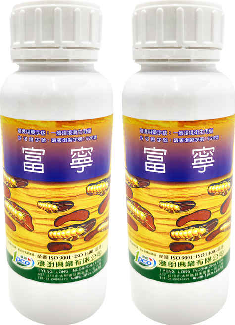 澄朗 富寧 殺蟲劑, 500ml, 2瓶