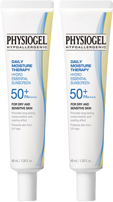 PHYSIOGEL 潔美淨 層脂質水光保濕防曬乳 SPF50+ PA++++, 40ml, 2條
