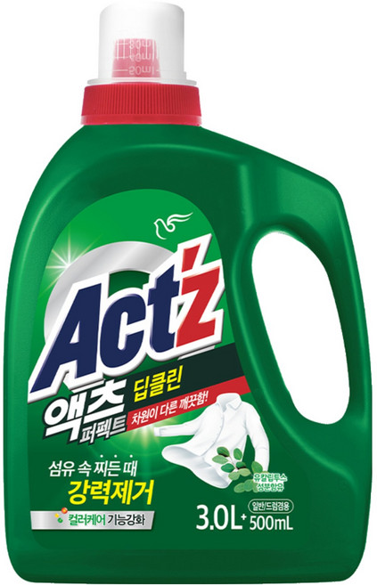 Act'z 深層清潔洗衣精, 3.5L, 1桶