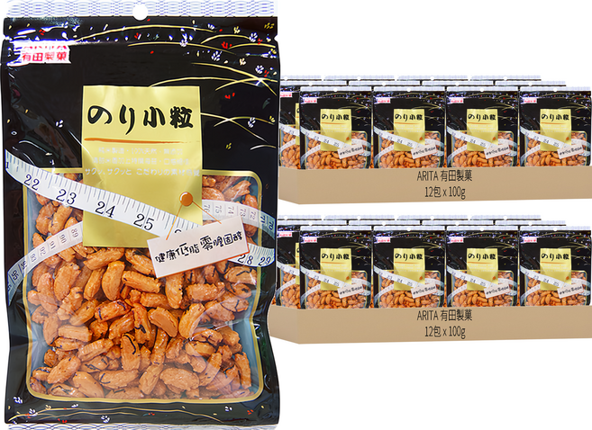 ARITA 有田製菓 海苔小粒, 100g, 24包