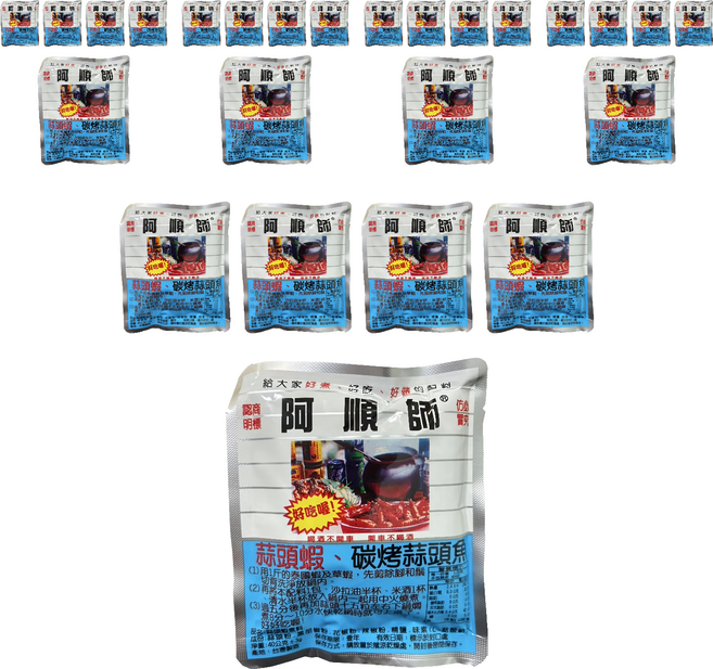 阿順師 蒜頭蝦煮料, 40g, 25包