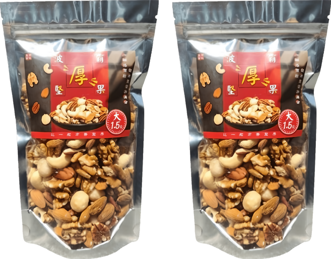品鮮生活 波霸厚堅果五寶綜合堅果, 300g, 2包