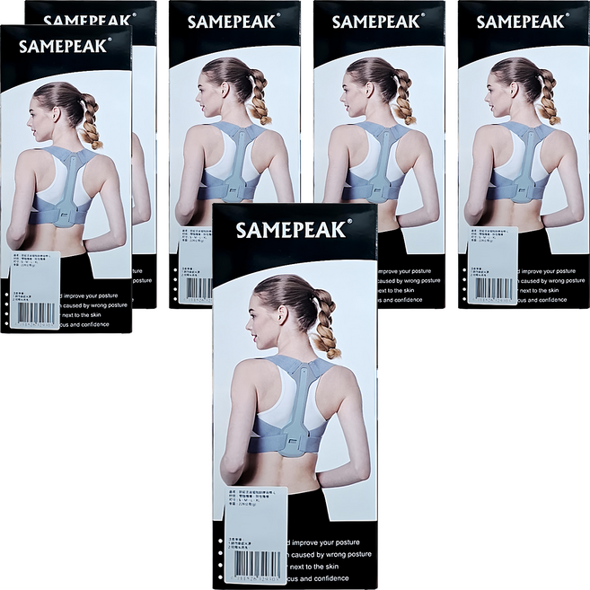 SAMEPEAK 防駝美背挺胸訓練背帶, 6個