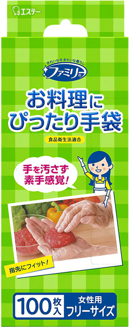ST 雞仔牌 超薄料理用半透明手套, 100入, 1盒