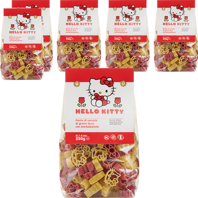 Dalla Costa 達樂 Hello Kitty造型義大利麵, 250g, 6個