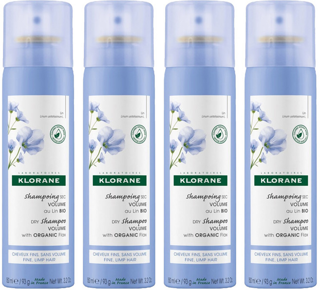 KLORANE 蔻蘿蘭 豐盈量感乾洗髮, 150ml, 4瓶