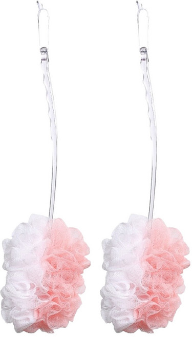 魔縐 極緻沐浴刷, 2組, 1個, 粉色 + 白色