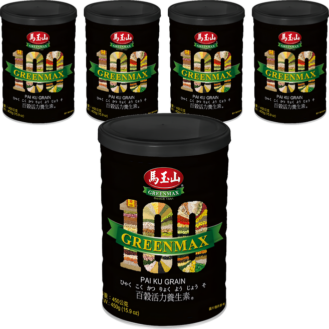 馬玉山 百穀活力養生素, 450g, 5罐