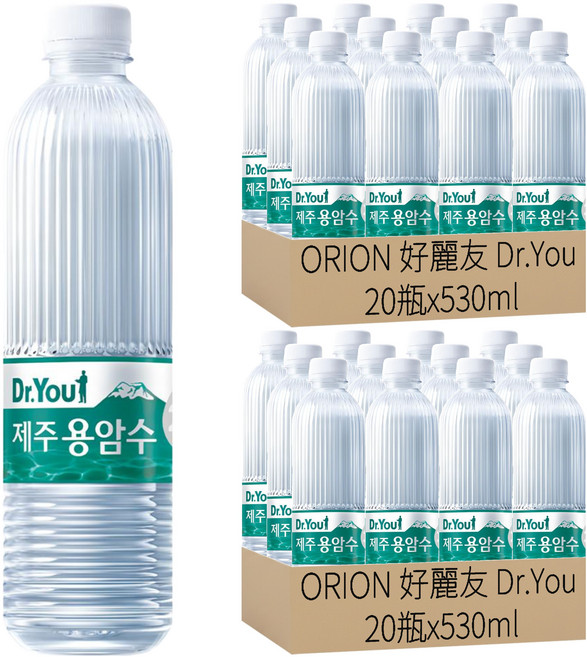 ORION 好麗友 Dr.You 濟州熔岩水, 530ml, 40瓶