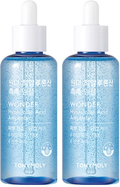 TONYMOLY Wonder 玻尿酸保濕安瓶, 100ml, 2瓶