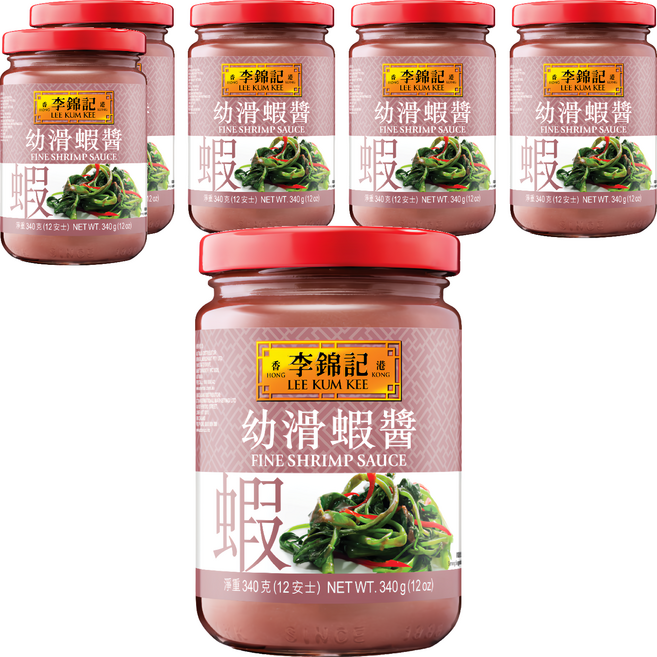 李錦記 幼滑蝦醬, 340g, 6罐