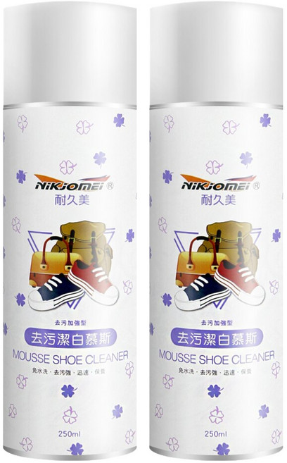 耐久美 去污潔白慕斯 去汙加強型, 250ml, 2瓶